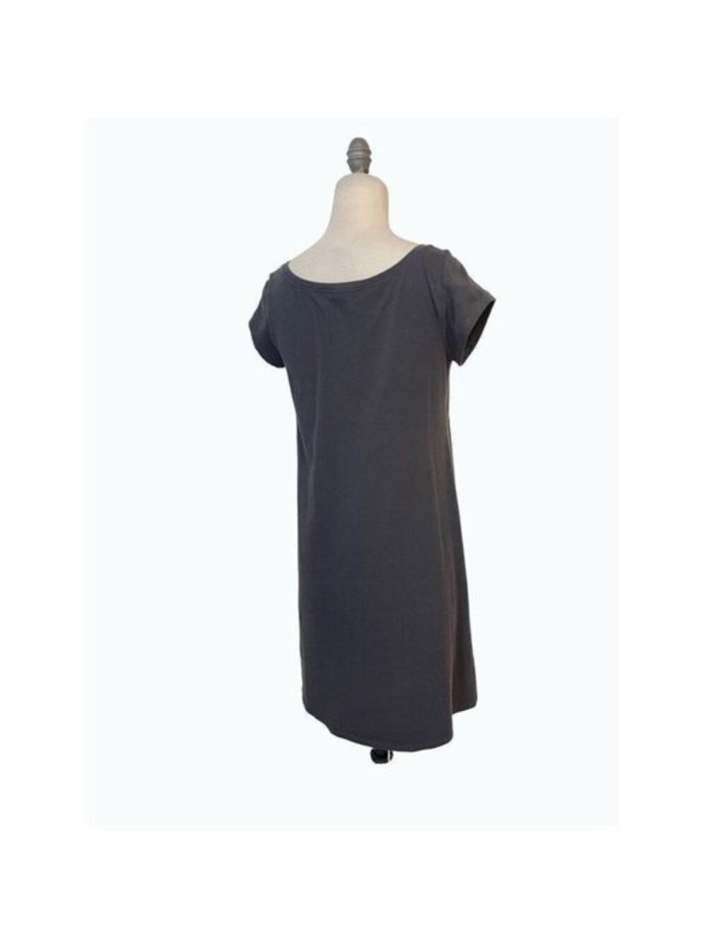 Eileen Fisher Organic Cotton Short Sleeve T Shirt Dress Medium - Picture 4 of 5